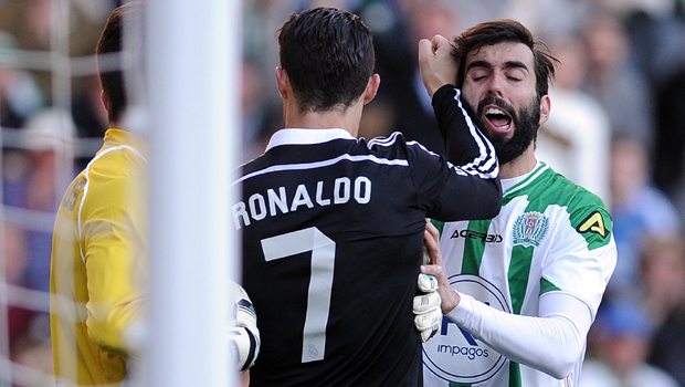 Ronaldo'nun kırmızı kart gördüğü kavga görüntüleri