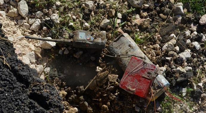 Batman'da askere tuzak son anda farkedildi