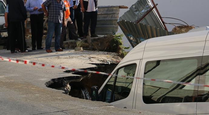 Kağıthane'de göçük