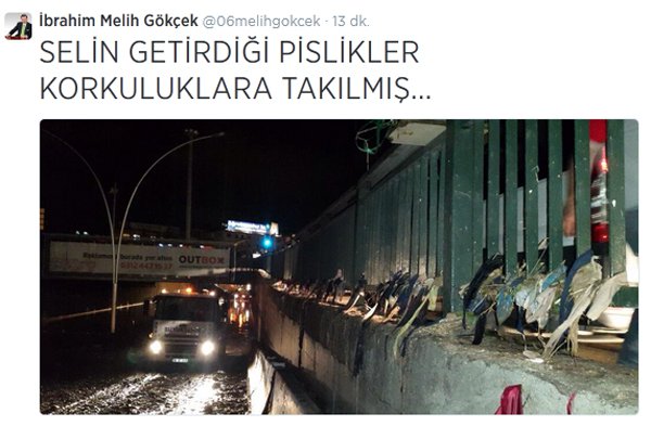 Gökçek 'Vicdan' dedi fotoğrafları paylaştı
