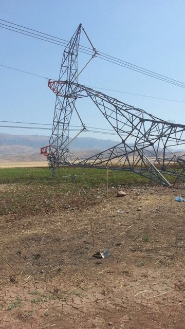 Şırnak'ta elektrik hattına saldırı