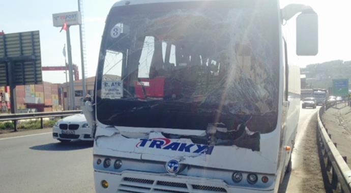 TEM'de kaza: 1 ölü, 4 yaralı