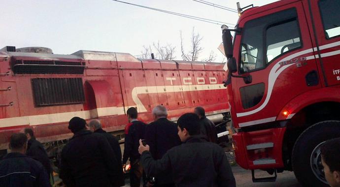 Yolcu treninde yangın paniği
