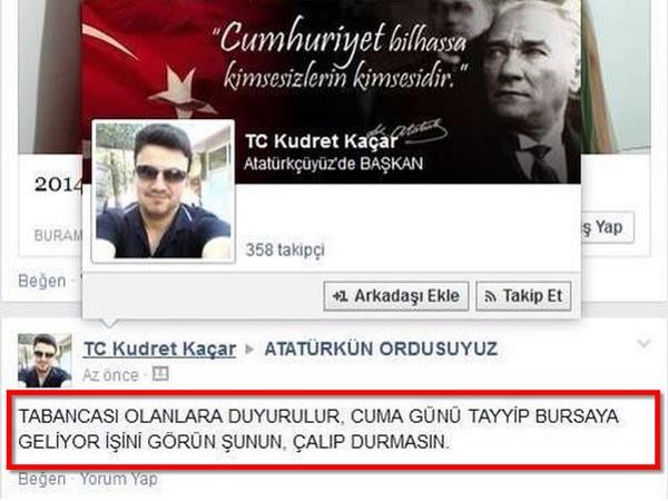 Erdoğan'ın mitingi öncesi polisi alarma geçiren tweet