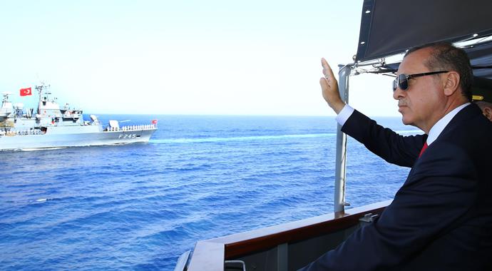 Erdoğan tatbikatı başkomutan olarak izledi