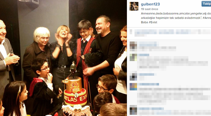 Gülben Ergen'in aile saadeti