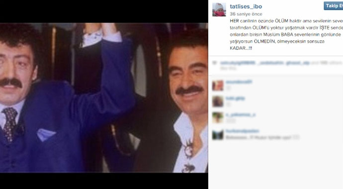 İbrahim Tatlıses Gürses'i unutmadı