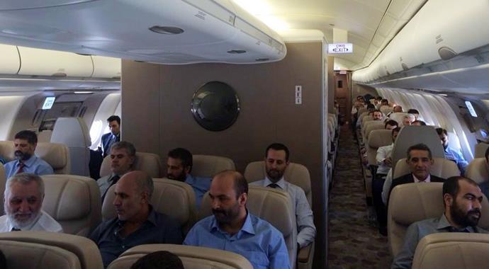 Rehinelerin uçaktaki ilk fotoğrafları