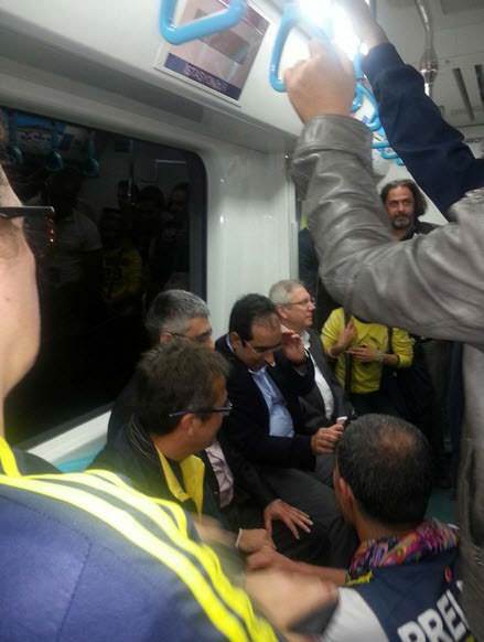 Aziz Yıldırım'dan şaşırtan görüntü