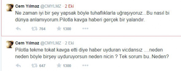 Cem Yılmaz, 'pilot dövdü' haberine bakın ne cevap verdi