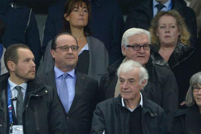 Paris'teki saldırının ardından statta korku dolu anlar