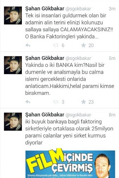 Şahan Gökbakar o haberi duyunca çıldırdı!
