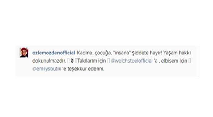 Özlem Özden takipçilerini kızdırdı