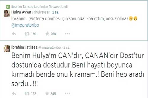 İbrahim Tatlıses Twitter'a geri döndü