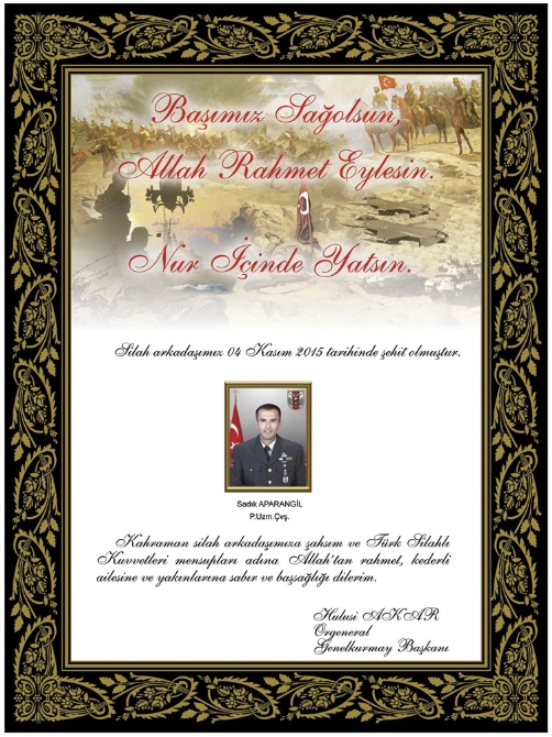 Genelkurmay Hakkari şehitlerinin fotoğraflarını yayımladı