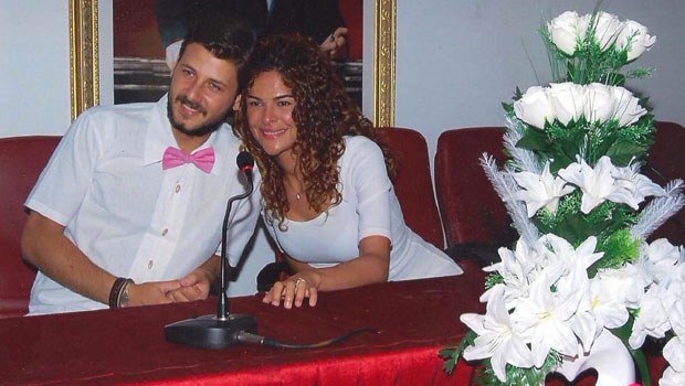 Gamze Topuz ile Ümit Kantarcılar'ın düğününden ilk kare