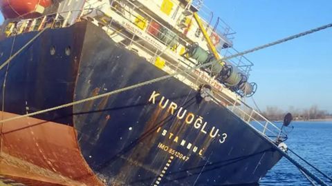  -Ukrayna'da Türk gemisi vuruldu, şirket açıklama yaptı