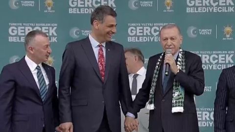  -Erdoğan hem şaşırdı hem güldürdü: Boya bak boya