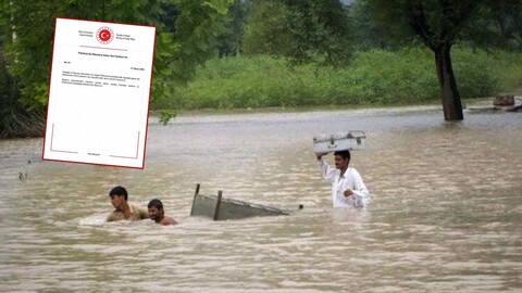  -Türkiye'den Pakistan'daki sel felaketine başsağlığı mesajı!