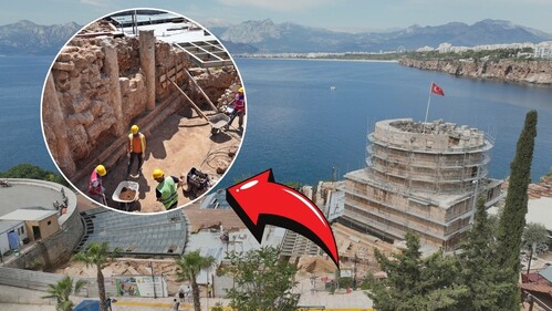 Antalya'da 3 bin 500 yıllık cadde keşfedildi! 800 metre uzunluğunda sütunları var - Kültür - Sanat