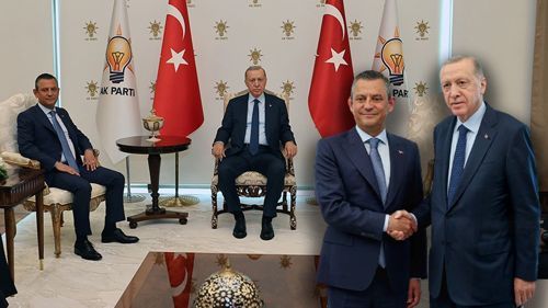 8 yıl sonra 8'inci katta! Erdoğan, Özel görüşmesinde mavi detay dikkat çekti - Gündem