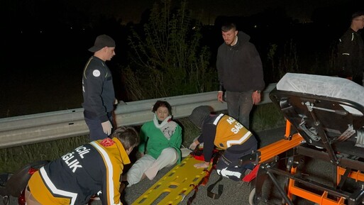 Ticari taksi motosiklete çarptı: Yaralanan kız arkadaşını bir an bile bırakmadı - Yaşam