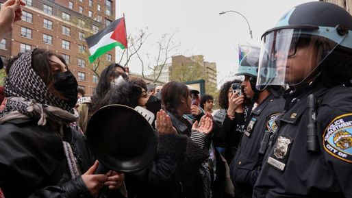 Columbia Üniversitesi'nde Filistin'e destek gösterisi düzenleyen öğrenciler gözaltına alındı - Dünya