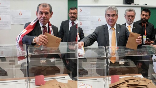 Galatasaray yeni başkanını seçiyor! Dursun Özbek ve Süheyl Batum oylarını kullandı - Spor