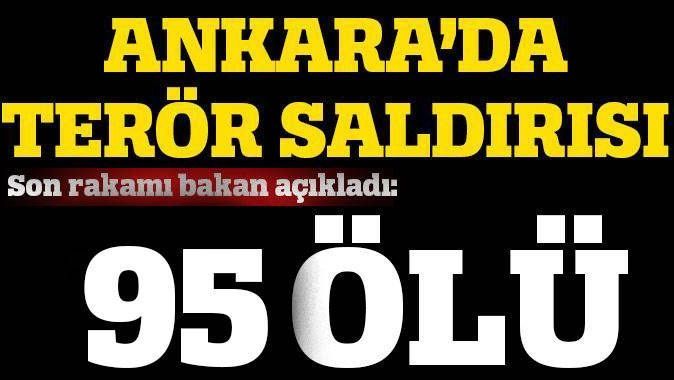 Ankara&#039;da terör saldırısı: 95 ölü