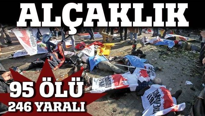 Şer odaklarından Türkiye tarihinin en büyük terör saldırısı: 95 ölü, 246 yaralı