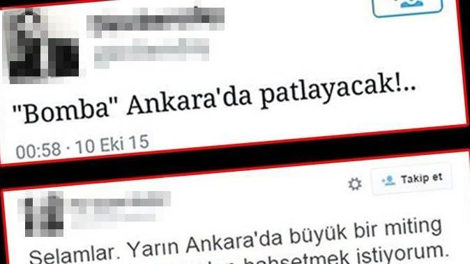 Ankara&#039;daki saldırıyı haber veren tweet&#039;ler