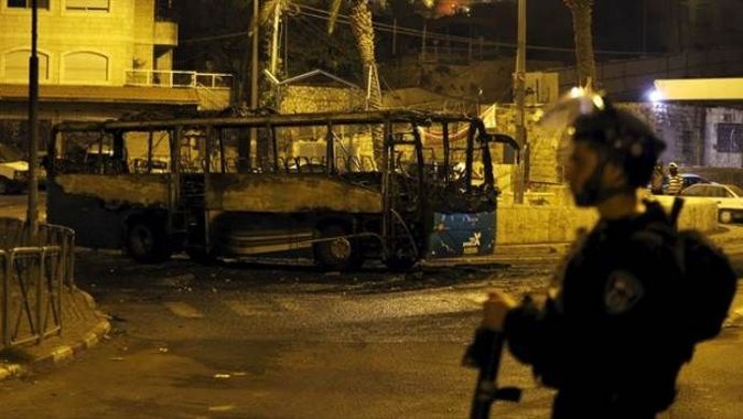 İsraillieri taşıyan otobüse saldırı: 18 yaralı
