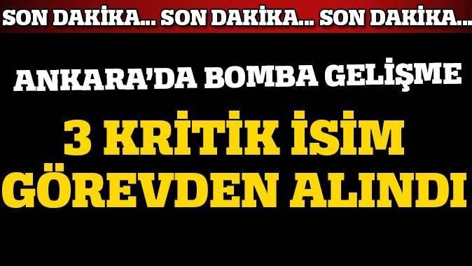Ankara&#039;daki saldırıyla ilgili görevden uzaklaştırma kararı