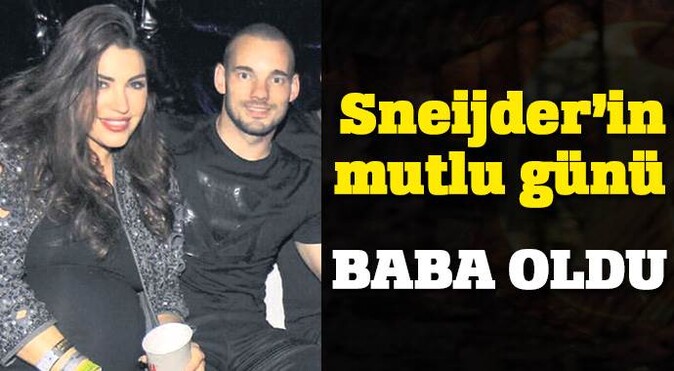 Sneijder&#039;in mutlu günü