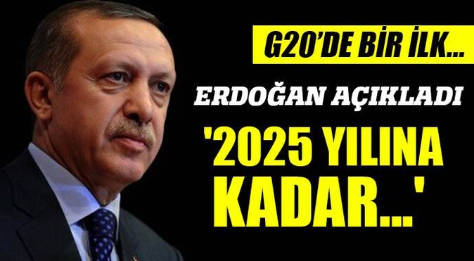 Cumhurbaşkanı Erdoğan, &#039;2025 yılına kadar...&#039;