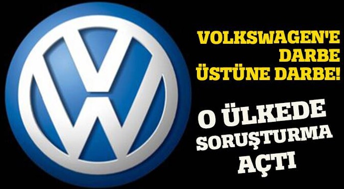 Volkswagen&#039;e darbe üstüne darbe!