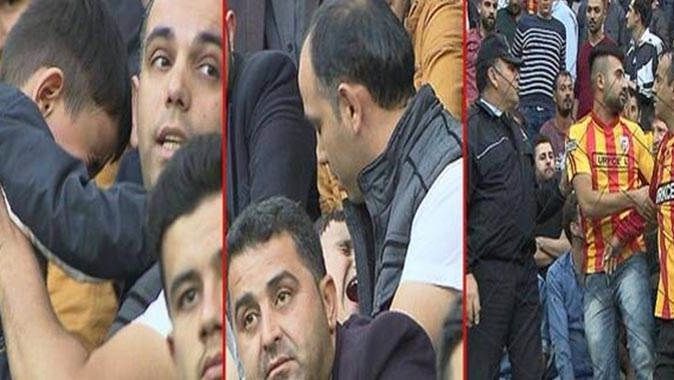 Kayserispor-Fenerbahçe maçında insanlığın öldüğü an!