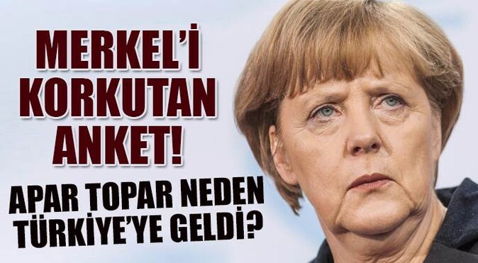 Merkel&#039;in Türkiye ziyaretinin asıl nedeni!
