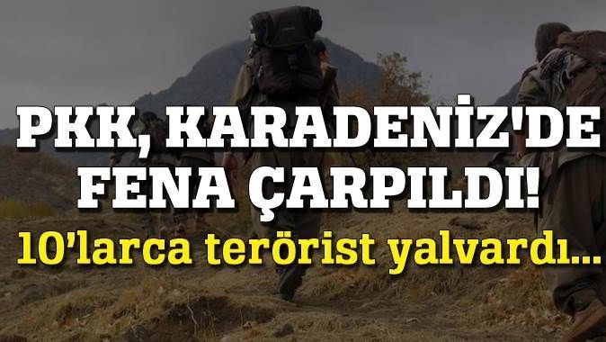 PKK, Karadeniz&#039;de fena çarpıldı!