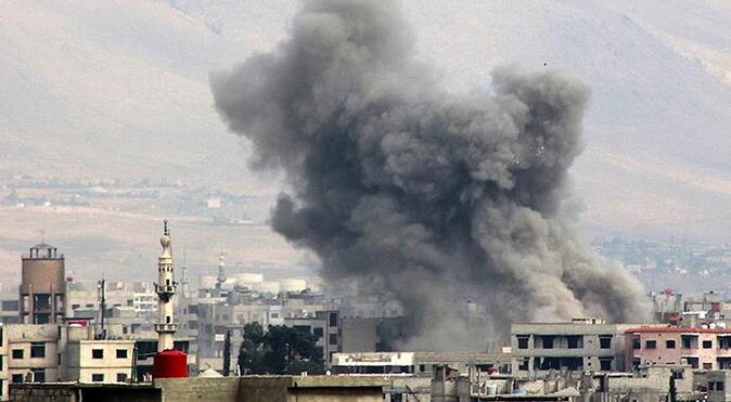 Esad&#039;in hava saldırısında 15 sivil öldü
