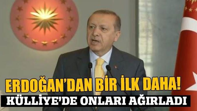 Erdoğan&#039;dan bir ilk