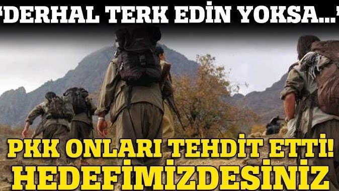 PKK öğretmenleri tehdit etti