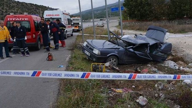 Çorum&#039;da korkunç kaza, 2 kişi hayatını kaybetti
