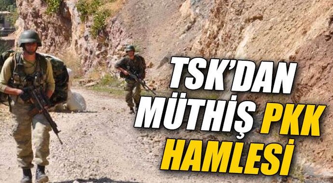 TSK&#039;dan PKK için müthiş hamle