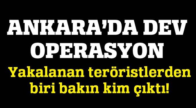 Ankara&#039;daki DHKP-C operasyonunda 5 kişi yakalandı