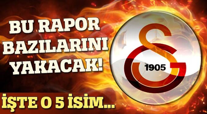 Galatasaray&#039;da beklenen rapor verildi