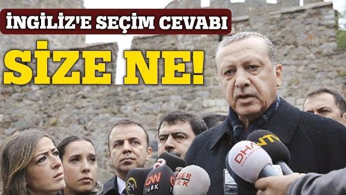Erdoğan Batı&#039;yı eleştirdi: Size ne kendi seçiminize bakın!..