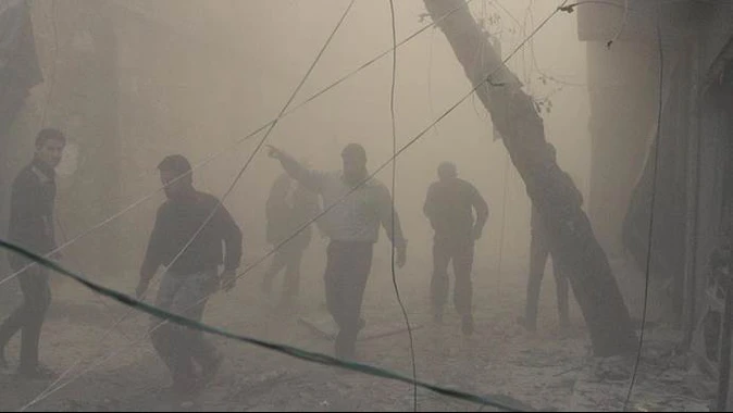 Katil Esad güçlerinden Telbise&#039;ye zehirli gaz saldırısı
