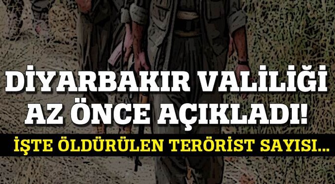 Diyarbakır&#039;da 5 terörist öldürüldü