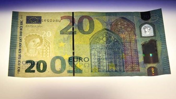 Almanya Merkez Bankası yeni 20 avroluk banknotu tanıttı
